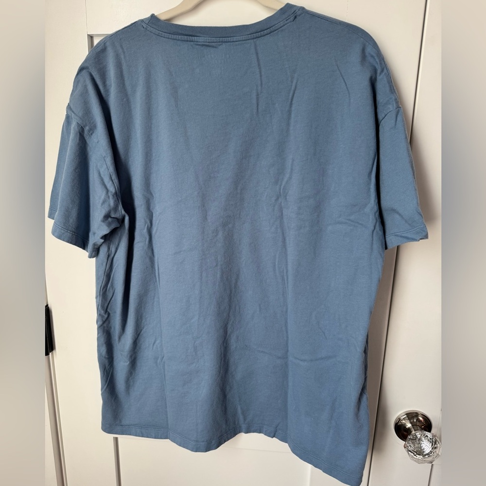 American Eagle Outfitters Blue Leo Tarot Graphic Shirt size medium - Picture 6 of 7